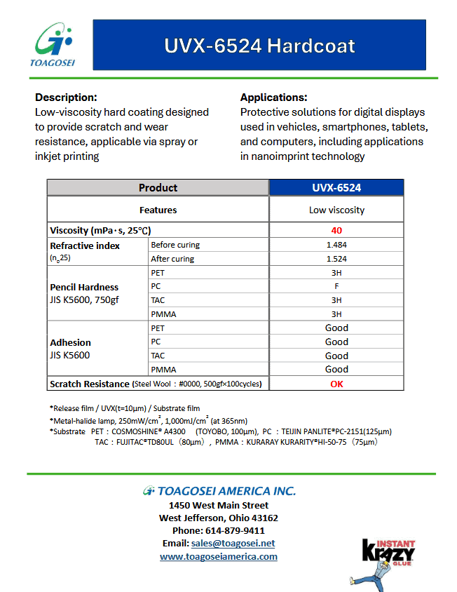 UVX-6524 Technical Document